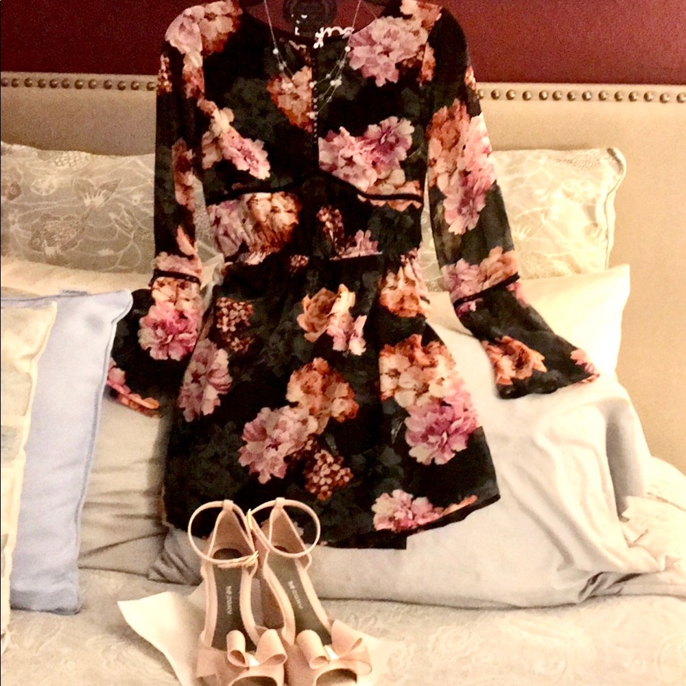 Floral Sheer Dress
